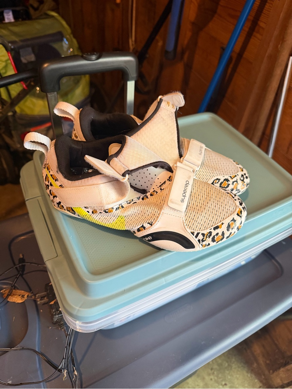 Nike Leopard Print Spin Shoes